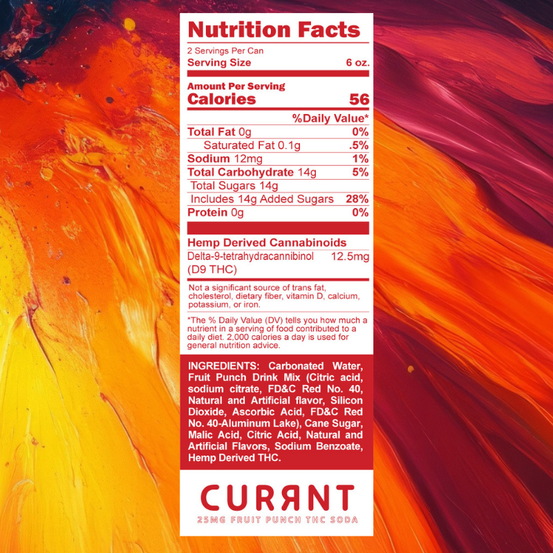 Fruit Punch Soda | 25 mg