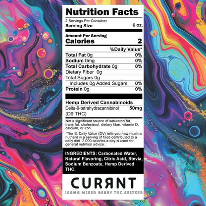 Mixed Berry Seltzer | 100 mg